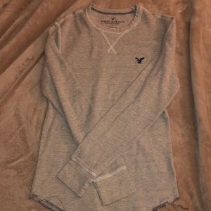 Grey American Eagle Long Sleeve